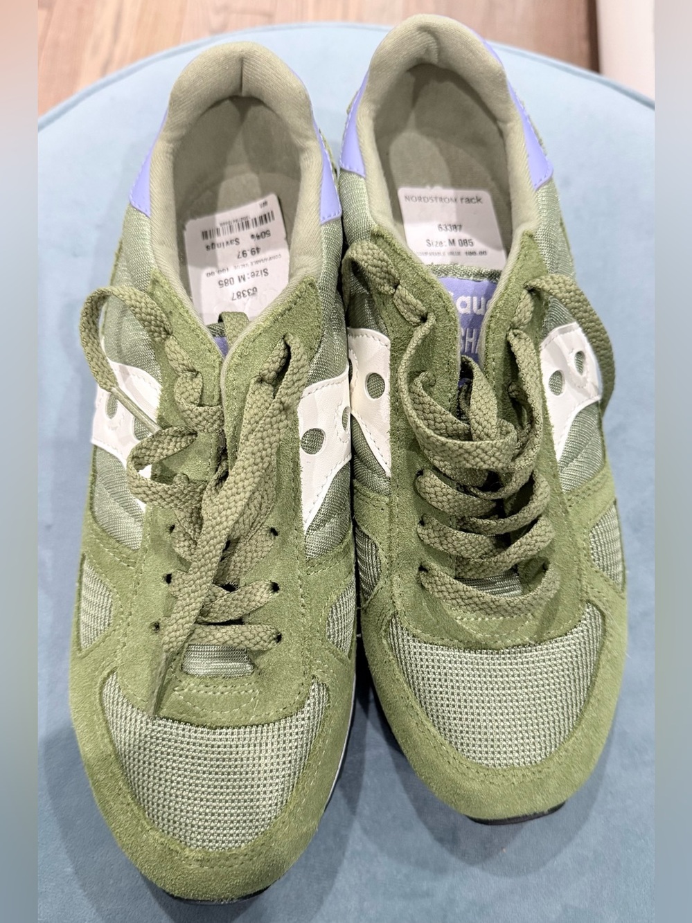 Classic Green Suede & Mesh Sneakers - Women l